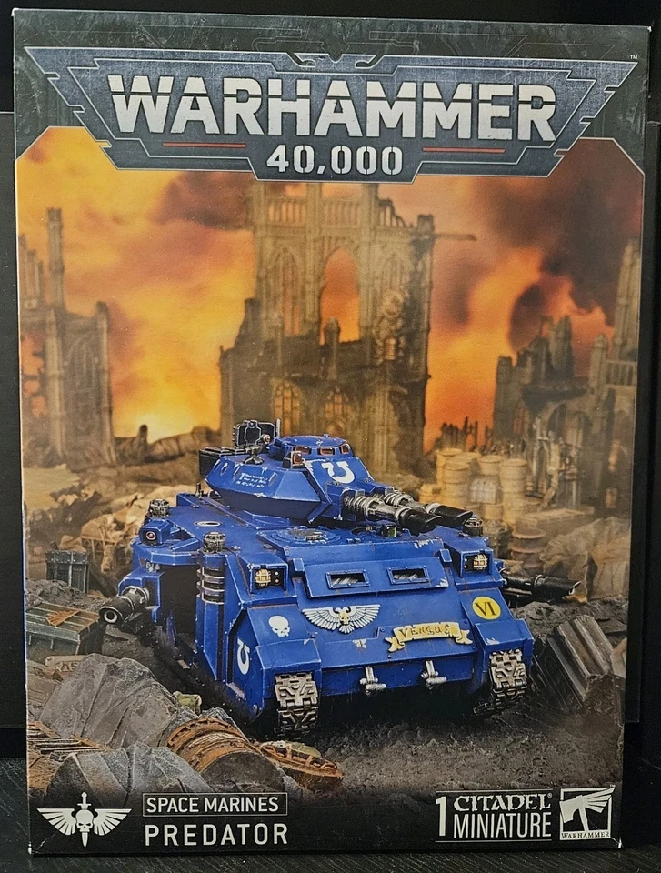 Warhammer 40k Space Marines Predator Annihilator / Destructor New in Box (NiB) - Image 1 of 1