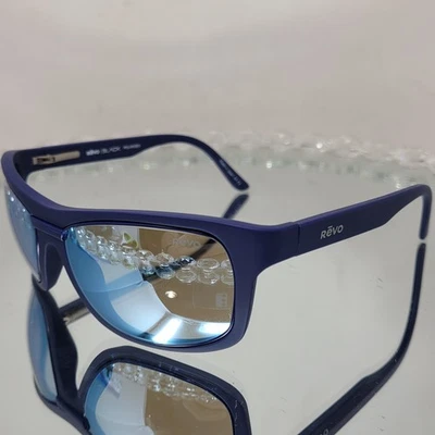 GAFAS DE SOL REVO NEGRAS, GENESIS RE 1188 05 POLARIZADAS AZUL AGUA Unisex NUEVAS Foto 1 de 4