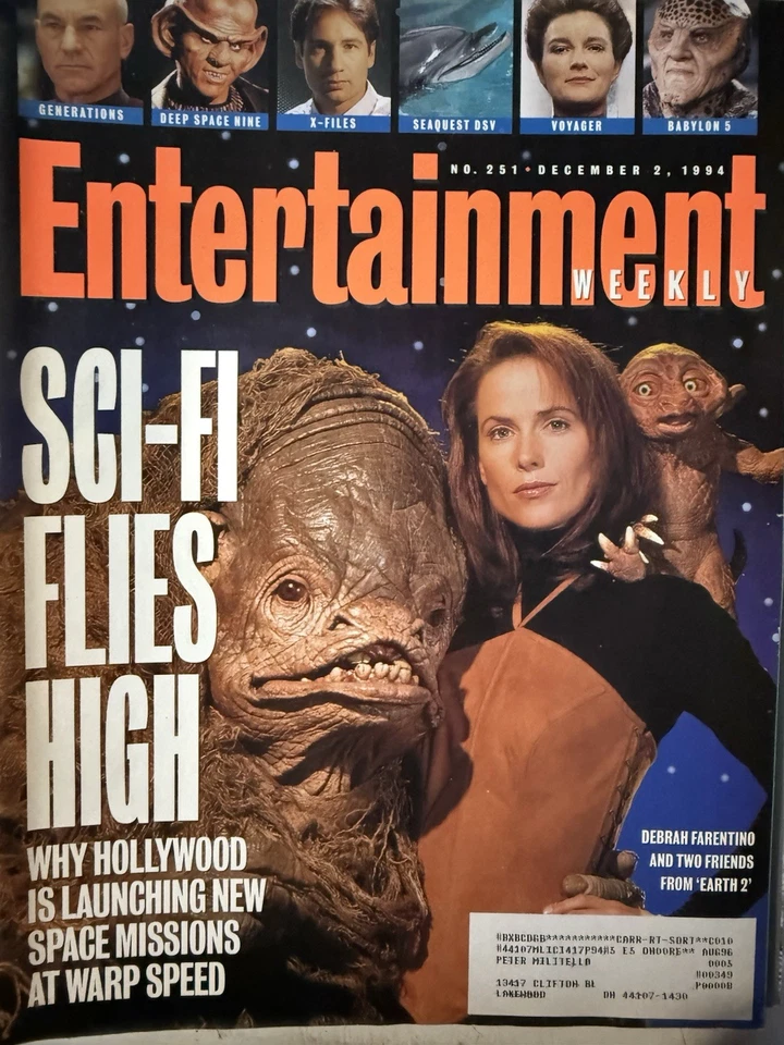 Entertainment Weekly Magazine December 2, 1994 Sci-Fi Flies High - Image 1 of 1