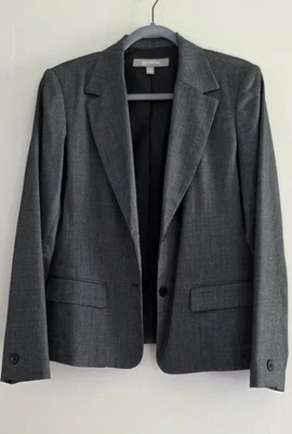 Croft & Barrow Women's Size 12 Stretch Button-Up Black Blazer Suit Jacket - Image 1 of 3