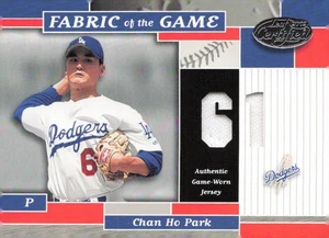 Tarjeta Jersey Chan Ho Park 2002 Hoja Certificada Tela del Juego FG-107 #53/61 - Imagen 1 de 2