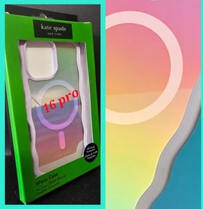 Funda ondulada Kate Spade con Magsafe para iPhone 16 - Ópalo iridiscente - Imagen 1 de 3