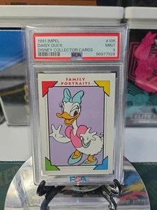 1991 Impel Disney Collector Cards #105 Daisy Duck PSA 9 Mint  - Picture 1 of 2
