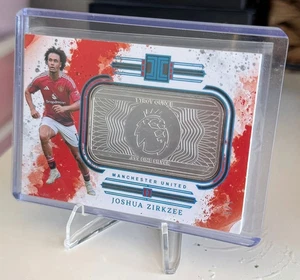 2024-25 Panini Impeccable Premier League Soccer Joshua Zirkzee Silver Bar 1/5 - Bild 1 von 2