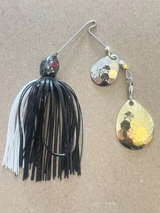 Bingo Spinnerbait 1/2oz Premium Double Colorado 5/0 wKeeper Custom Pro UmbrSkirt - Picture 1 of 4