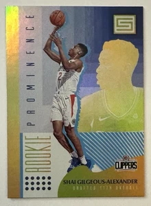 Shai Gilgeous-Alexander 2018-19 Panini Status #11 Rookie Prominence RC NBA MVP - Picture 1 of 2