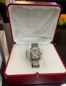 Cartier Tank Francaise ladies watch with date - Picture 1 of 6