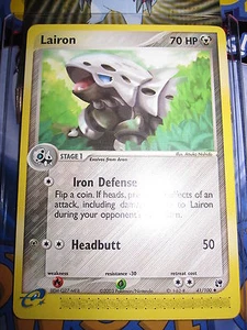 POKEMON MINT (◕‿◕✿) EX SANDSTORM ENGLISH LAIRON 41/100 UNCO 1ST EDITION (2003) - Picture 1 of 1