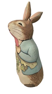 Beatrix Potter Peter Rabbit Doorstop Nursery The Toy Works 1991 Printed Fabric - Picture 1 of 7