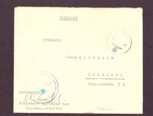 Correo de campaña censura FN L.- 50446 / Berlín a Helsinki / censura 1943 - Imagen 1 de 2