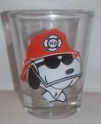 Very Nice Snoopy Fireman 1/2 oz. Shot Glass #1