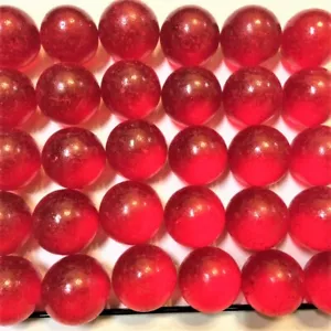 Juego de tablero de canicas de vidrio macizo semi transparente de 1 pulgada roja de 3 libras 1" 25 mm 72 - Imagen 1 de 4
