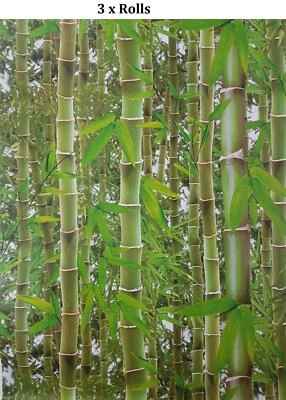 3 x 3D эффект бамбука фото настенные обои джунгли тропические деревья зеленый Debona - Изображение 1 из 4