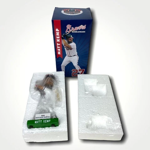 Matt Kemp Bobblehead Atlanta Braves Suntrust Park 2016 NEW OPEN BOX Cover