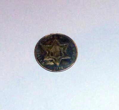 1862 3 Cent Silver - Image 1 of 2