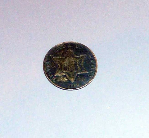 1862 3 Cent Silver Cover