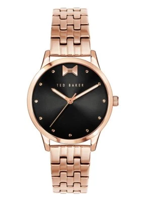 Ted Baker Ladies Fitzrovia Iconic Quartz Black Dial Watch - BKPFZS120 NEW - Image 1 of 3