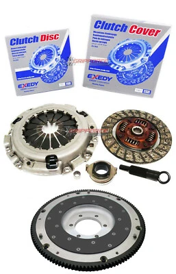 EXEDY CLUTCH KIT+FX ALUMINUM FLYWHEEL for 1986-1988 MAZDA RX7 RX-7 TURBO 1.3L - Image 1 of 4