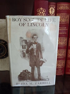 ANTQ_1922_ Boy Scouts’ Life Of Lincoln_Ida M Tarbell_HCDJ_1st Edition_Very Good - Picture 1 of 13