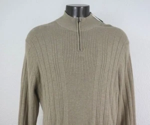 NEW Perry Ellis Men's Pullover 1/4 Zip Sweater Size XXL - Picture 1 of 6