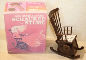 Airfix Petra Kinder Puppenhaus Schaukelstuhl, Musikalischer Stuhl, OVP 1970's - Bild 1 von 10