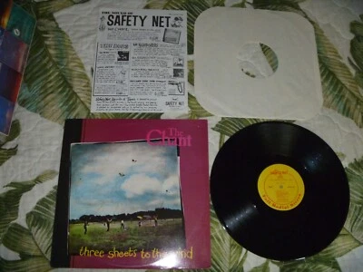 VINYL LP ALBUM THE CHANT THREE SHEETS TO THE WIND 80s ALT ROCK RARE INSERT SHEET Foto 1 de 4