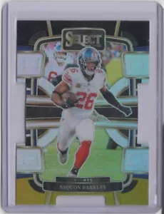 Select Prizm 2023 troquelado negro y dorado #75 Saquon Barkley - Imagen 1 de 2
