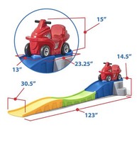 hot wheels extreme thrill coaster ride on