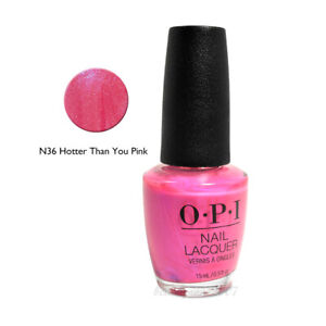 OPI Nail Polish N36 Hotter Than You Pink 0.5oz