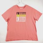 Air Jordan Retro Men T-Shirt 3XL Pink Short Sleeve Crew Neck Regular Fit