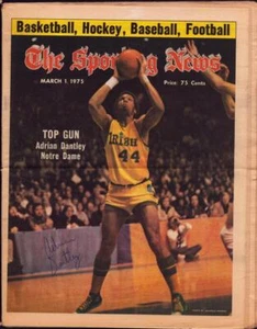 Adrian Dantley Notre Dame Autographed Signed The Sporting News 1975 Cover - Picture 1 of 2