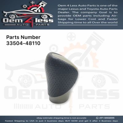 Lexus RX450h L Transmission Gear Shift Knob 2020, 2021, 2022 OEM 33504-48110 - Image 1 of 4