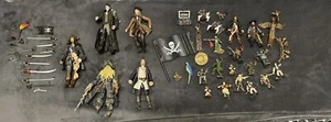 Disney Store Pirates of the Caribbean Dead Man's Chest Figures+accessories LOT - Picture 1 of 17