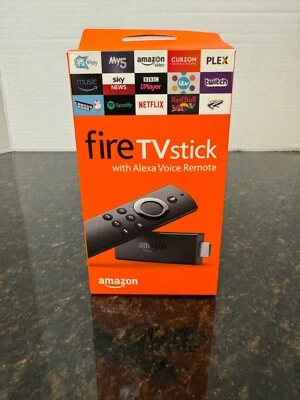 AMAZON FIRE TV STICK (2ND GEN) WITH ALEXA VOICE REMOTE - BLACK - IMMACULATE! - Image 1 of 4