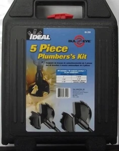 Kit de brocas de taladro autoalimentación ideal 36-265 de 5 piezas para plomeros Japón - Imagen 1 de 2