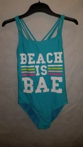 Gorgeous blue NEW LOOK swimming bathing costume suit age 12 13 Years - Picture 1 of 2