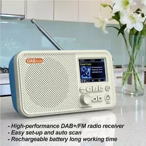 C10 Alarm Clock DAB DAB+ FM Bluetooth-compatible Radio for TF Card MP3 Player - Picture 1 of 6
