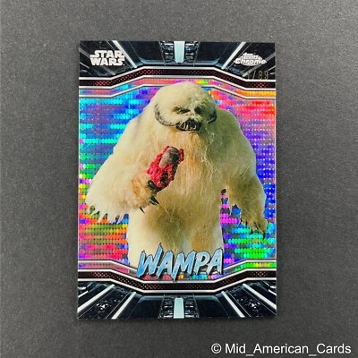 2024 Topps Chrome Star Wars Hyperspace #BF-2 WAMPA Pulsar Refractor SP/99 Foto 1 de 4