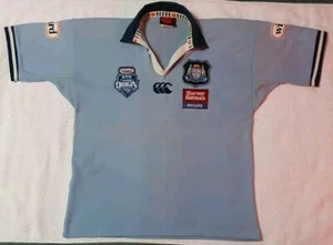 🔶️VINTAGE NEW SOUTH WALES NSW BLUES STATE OF ORIGIN CANTERBURY JERSEY 2003 SML - Picture 1 of 12