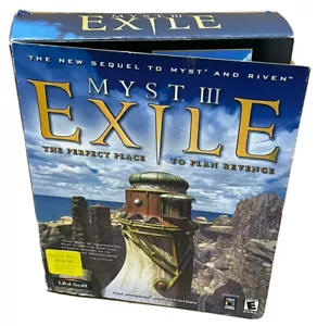 Myst III: Exile (Windows PC Mac 2001) 4 Disc - Ubi Soft Sequel To Riven - Myst 3 - Picture 1 of 7