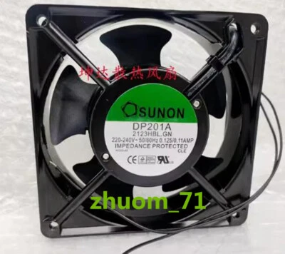 1PC SUNON DP201A 2123HBT.GN 220V 0.125A 12CM cooling fan - Image 1 of 4