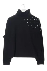ZARA Felpa Donna Taglia IT 40 nero stile casual - Foto 1 di 5