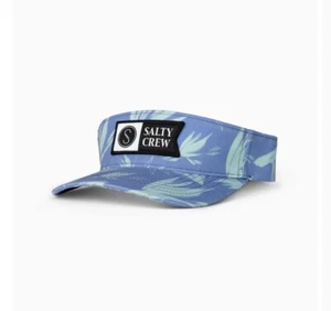 SALTY CREW Visera Bandera Alfa Para Mujer Azul Oscuro Sombrero Talla Única Ajustable Nuevo con Etiquetas Z50 - Imagen 1 de 7