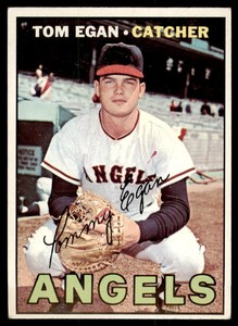 1967 Topps Tom Egan  VG-EX California Angels #147