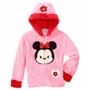 Disney Girls Plush Hoodie Tsum Tsum Minnie Mouse Size 3T - Picture 1 of 2