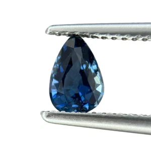 Sri Lanka Unheated Blue Sapphire Pear Shape Natural Stone 1.00ct Birthstone GIT - Picture 1 of 3