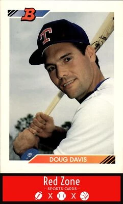 1992 Bowman - #490 Doug Davis NM Set Break. - Image 1 of 2