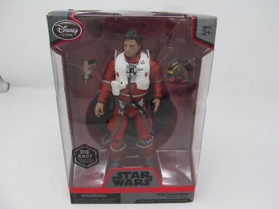 caja dañada, sin abrir Poe Dameron Elite Series figura fundida a presión Star Wars Disney Foto 1 de 4