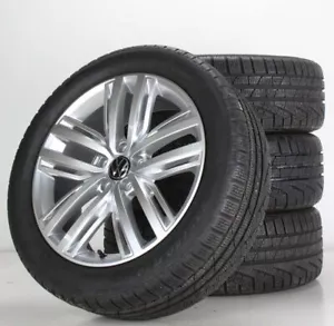 VW Tiguan AD1 & Allspace Winterräder Felgen 19 Zoll Auckland silber 5NA601025N - Bild 1 von 5
