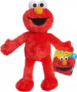 Sesame Street Friends 8-Inch Elmo Sustainable Plush Stuffed Animal, Kids Toys fo - Picture 1 of 12